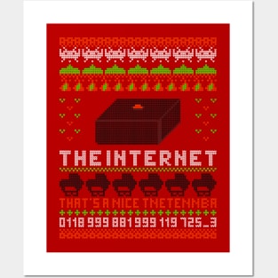 Great Reception Ugly Christmas Sweater Posters and Art